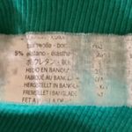 ZARA  Green Crew Neck Sleeveless Ribbed Knit Stretch Pullover Crop Top Size S Photo 3