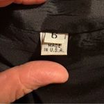 Loeffler Randall Black Spotted Drape Neck Silky Dress Photo 2