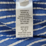 Sandra Darren  Blue Stripe Tiered Dress Size 6 Preppy Puffy Sleeve Striped Dress Photo 6