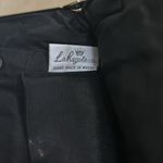 Vintage La Regale Black and Silver Beaded Clutch Photo 8