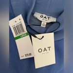 Revolve NWT Oat New York Blue Jay Stripe Pullover Crewneck Sweater Size L Photo 2