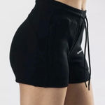 Alphalete Womens Essential Core Blackout Sweat Shorts Gym Workout Athletic S Photo 0