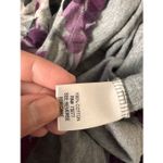 Croft & Barrow XL Purple Floral Long Sleeve Top Soft Cotton Casual Blouse NWT Photo 1