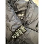 Nicole Miller  Puffer Vest Womens Small Charcoal Pockets Zip Quilted Travel Photo 2