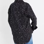 Madewell Oversized Ex-Boyfriend Black White Stars Button Up Shirt Photo 1