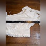 Elliatt  Tie Neck Bow One Shoulder Blouse Photo 4