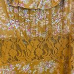 Free People Lucie Dress in Yellow Floral Antique Coin Combo 4 Photo 6