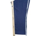 Talbots Montauk Pants Womens 16 Blue Ankle Flare High Rise Flat Front Career Photo 4