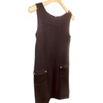St. John Collection Textured Stretch Knit Sleeveless Dress Photo 3