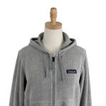 Patagonia  Shearling Hoodie Full Zip Grey Sz S Photo 1