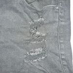 Wax Jean  Collection Black Distressed Denim Shorts 2X Stretchy Rolled Hem Photo 5