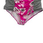 Torrid  High-Rise‎ Ruched Bikini Bottom Carissa Floral Azalea Pink Plus Size 4X Photo 3
