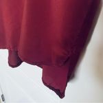 Cotton On  Burgundy Lightweight Sleeveless Shift Silk Dressy Tank Slip Dress | L Photo 7