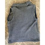 Chaps Denim Button Up Sweater Knit Vest Sz Large Lightweight Button Closure Photo 1