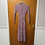 Anna Quan Charissa Long Sleeve Rib Knit Sweater Maxi Dress Mulberry AU 6 $360 White Size undefined Photo 13