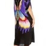 Batik Halus Puri Kencana Purple Butterfly Dress Black Size L Photo 1