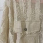 POL Cream Lace Shacket NWOT Photo 2