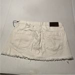 One Teaspoon One X  Women Size 26 White Junkyard Sort Distressed Skirt Button NEW Photo 12