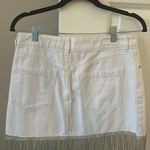 BLANK NYC  rhinestone denim skirt fringe white Photo 1