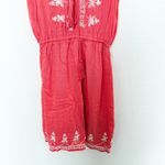 Billabong ‎ Womens Dress Size XS Coral Mini Embroidered Boho Surf Coastal Cowgirl Photo 2