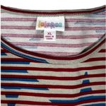 LuLaRoe  Debbie Women's American Flag Long Dress Photo 3