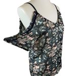 Morgan De‎ Toi Women’s Floral Cold Shoulder Blouse Top Size 36 Ruffle Detail Photo 3