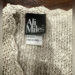 Vintage cardigan mother of pearl buttons rose ribbon embroidery size M f… White Size M Photo 3