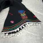 Vava by Joy Han  small Cold Shoulder Floral Embroidered black Blouse bell sleeve Photo 9