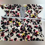 Elevenses Anthropologie  Dahlia Cap Sleeve Floral Blazer Size 10 Photo 4