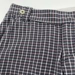 The North Face Sz 6 Women’s Shorts Brown Plaid Bermuda Walking Stretch EUC Photo 1