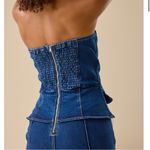 Altar'd State NEW Altar’d State Strapless Denim Jumpsuit Size Large NWT Photo 3