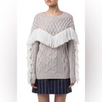AUMR Ulla Merino Wool Sweater In Ivory/Oatmeal White Size XS Photo 1