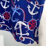 Talbots Anchor Print Sleeveless Dress Medium Photo 3