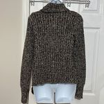 Free People  asymmetric zip moto sweater  Chunky knit size S Photo 3