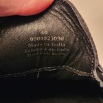 Free People  Lyra Link Loafer Mules Women’s Black & Gold Chain Size 9.5 /40 Photo 9