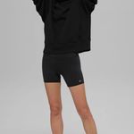 Alo Yoga Hazy Mock Neck Pullover Black XS Photo 2