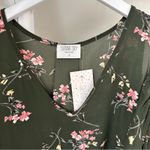 Sienna Sky Siena Sky Cold Shoulder Floral Short Sleeve Blouse SZ Small Photo 6