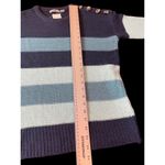 Jason Maxwell  Blue Combo Striped Pullover Sweater PM NWT Photo 6