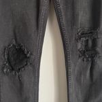 Silver Jeans Black Aiko Skinny Distressed Lace Jeans Size 29/29 Photo 2