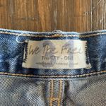 We The Free high waisted distressed raw edge hem denim shorts size 31 Photo 7