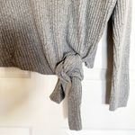 John Paul Richard Mock neck ribbed long sleeve sweater Gray, Size Large by  Photo 3