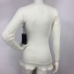 Unif  Alleger Sweater Dress Cable Knit Ruffle Hem Photo 4