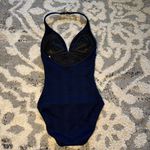 Nautica  Navy One Piece Swimsuit with Halter neck Size 4⭐️ Photo 2
