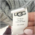 Ugg Realynn Sweater Pancho Size Small Kangaroo Pockets Gray Chunky Knit Cabin Photo 10