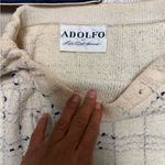 Vtg Adolfo for Saks fifth avenue two piece blazer skirt set 6 Black Photo 9