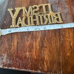 Gold Rhinestone “It’s My Birthday” Brooch Pin – Sparkly Party Accessory Photo 3