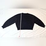 Lululemon NWOT  Perfectly Oversized Cropped Crew *Softstreme - Black - 6 Photo 10