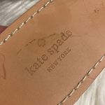 Kate Spade  SANDALS SIZE 7.5 good condition color gold with green and red Photo 4