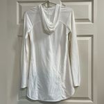 Athleta  Wick It Wader White Hooded Long Sleeve Cover Up - Size XS - VGUC Photo 1