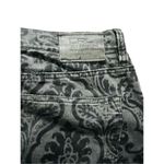 Ralph Lauren LRL Lauren  Black Velvet floral print jeans Size Photo 8